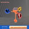 Wind-Powered Smart Bird Repeller with Light Sensor for Power Lines, Airports, and Orchards