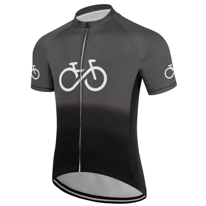 Men 2024 Cycling Jersey Bike Top MTB Bicycle Shirt Mountain Riding Clothing Short Sleeve Cyclist biking Quick Dry Breathable