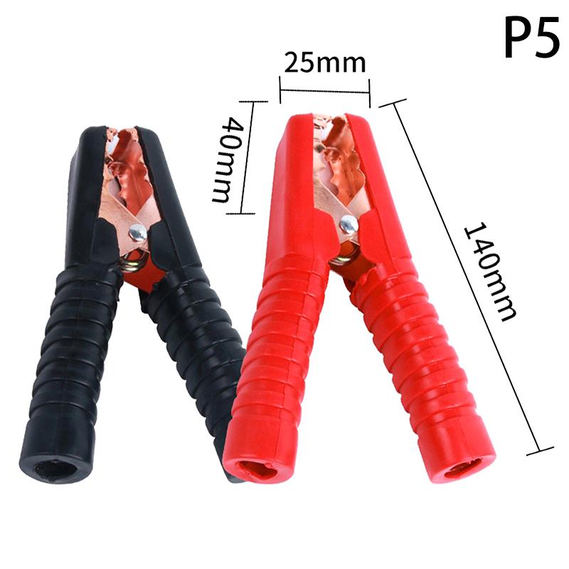 2 шт. 30/50A 80 мм Крокодил Автомобильный Фургон Аккумулятор Тестовый Провод Зажимы Крокодил Электрический Перемычка Кабель Зажим Красный+Черный