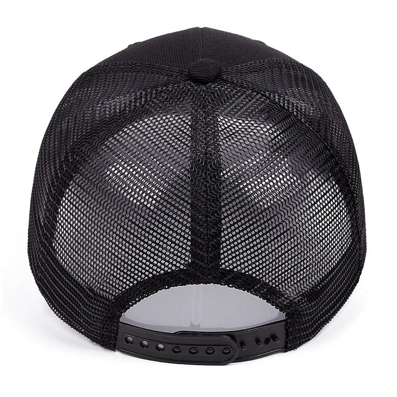Fashion Hat Hot Sale Side Peak Embroidery Baseball Cap Mesh Splicing Hard Top Breathable Sun Hat Men's and Women's Outdoor Sports Hat