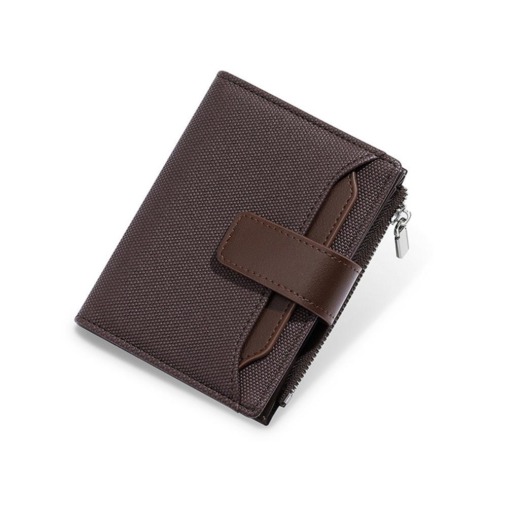 Multi-Cards Slot Credit Cards Holder PU Leather Mini Coin Pocket Fashion Zipper Coin Purse  Travel