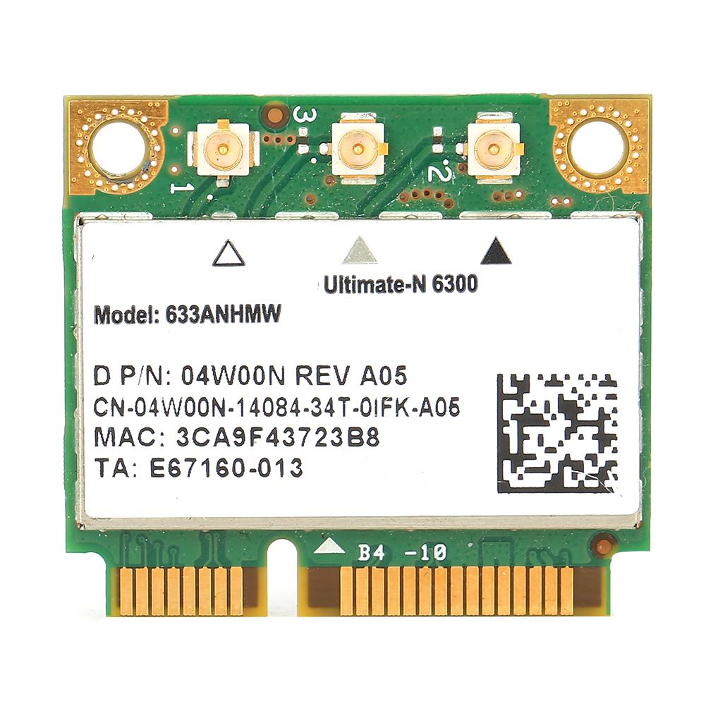 Network Card for Intel6300 DualBand 2.45GHz 802 a G N 450Mbps Mini PCIE Port Wifi