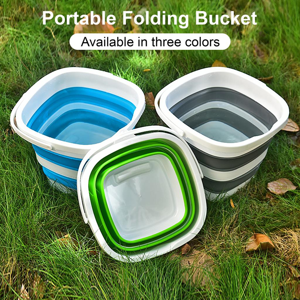 Collapsible Bucket Bathroom Dirty Clothes Storage Bucket Laundry Baskets Portable Fruit Vegetable Storage Organizer Buckets New