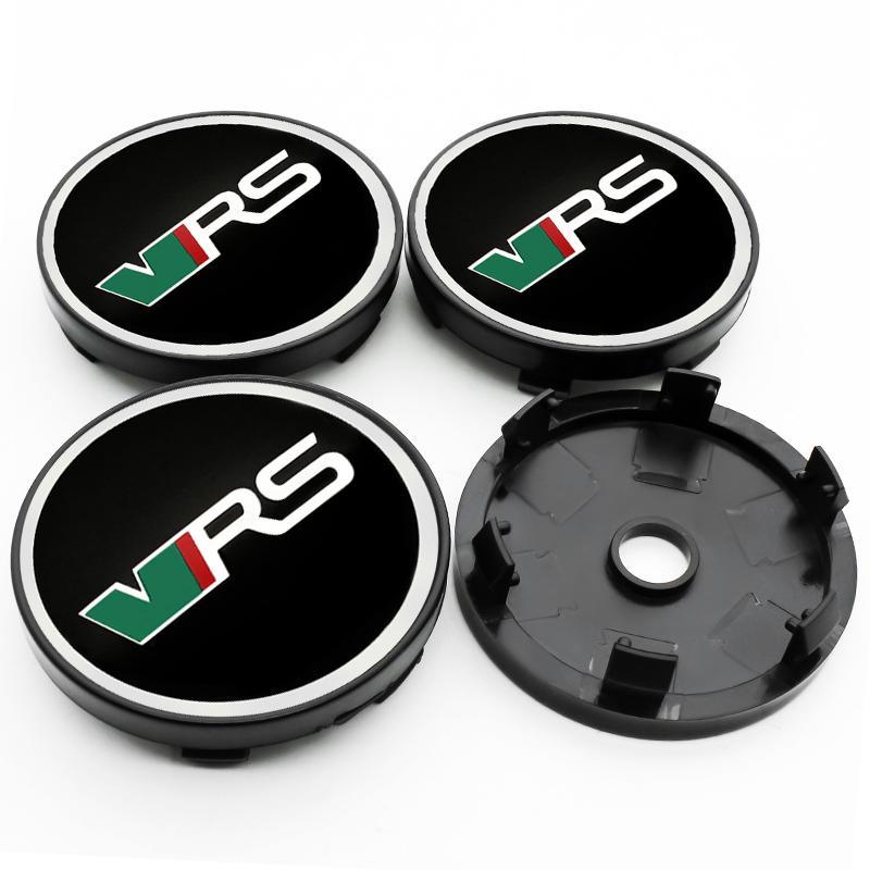 JIYQ3 4Pcs 56/60mm Car Wheel Center Hub Caps Sticker Rim Cover Emblem Badge For Skoda Octavia 2 3 a5 a7 Fabia Kamiq Kapoq Kodiaq Rapid