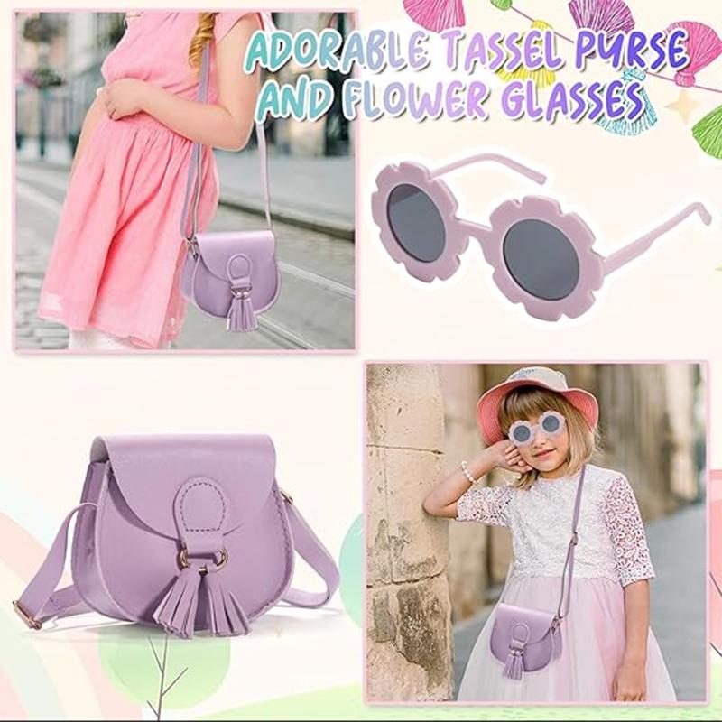 PU кожаная детская маленькая сумка через плечо милые аксессуары для принцесс детские портмоне сумки милые сумки через плечо с кисточками для девочек