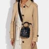 New COACH Dempsey With Cow Leather Bucket Bag, Handbag, Shoulder Bag, Crossbody Bag Mini Women's Brown CE587-IMV2X