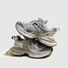 New Ins Fashionable Platform Silver Dad Shoes Women's Autumn and Winter Lightweight Sneaker Casual Running Shoes