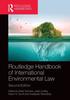 The Routledge Handbook of International Environmental Law Book