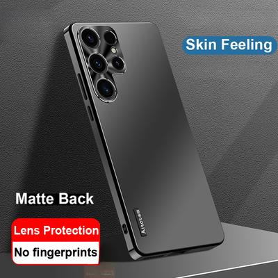 Мягкая силиконовая оправа из матового металла для Samsung Galaxy S24 ultra S24 Plus, защитный чехол для мобильного телефона Samsung Galaxy S23 Ultra