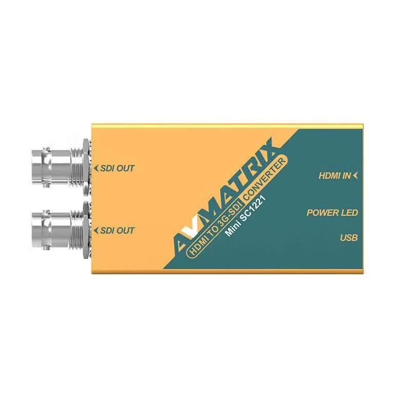 AVMATRIX MINI SC1221 HDMI to 3G-SDI Video Converter