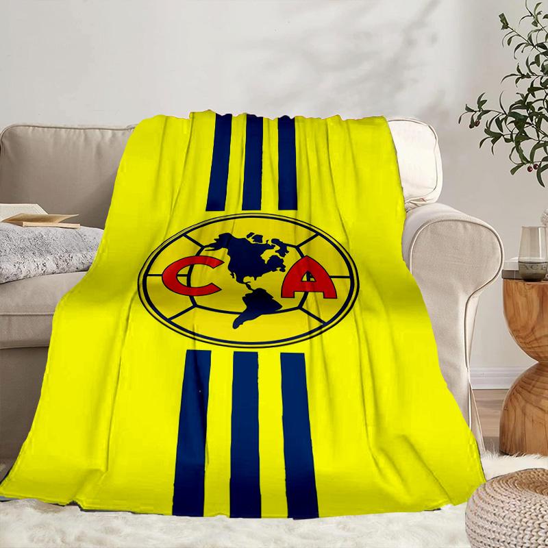 Club America Emblem Portable Blanket/Soft Blanket Bedding Blanket Suitable for Travel Camping Living Rooms Offices Sofas Fan Gifts
