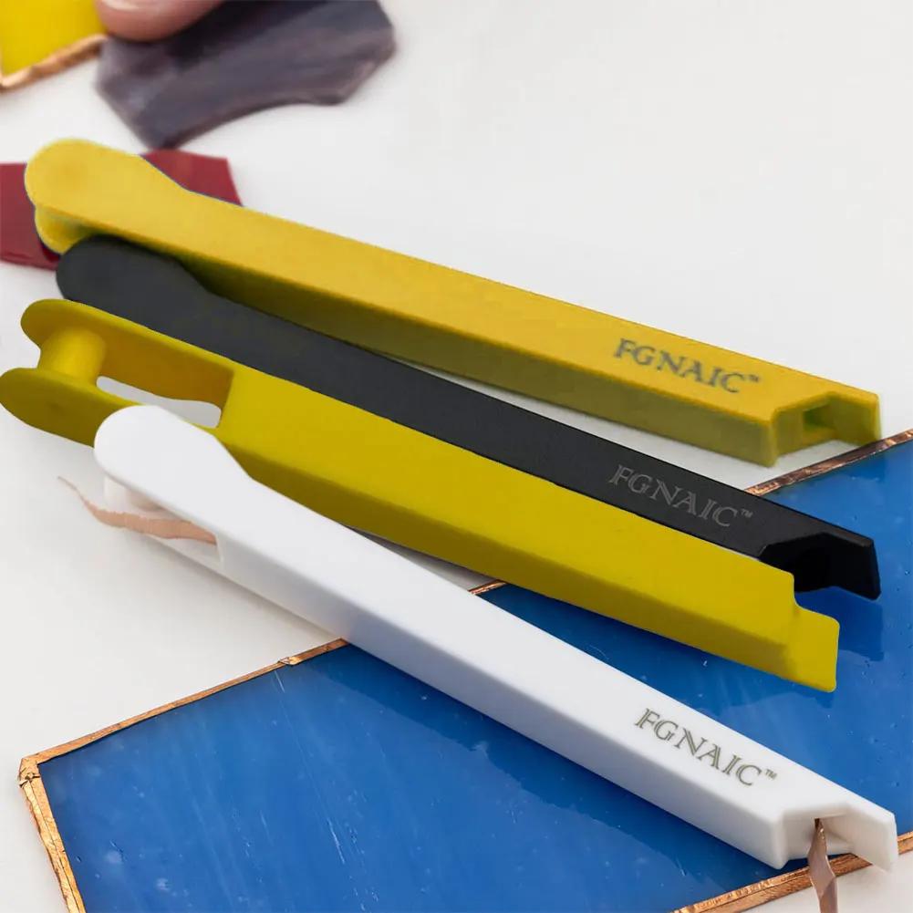 Витражный медный ручной фойлер Легкий ручной инструмент для фольгирования Инструмент для обертывания медной фольгой для фольгированной ленты 1/4 дюйма 7/32 дюйма