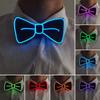 Luminous Necktie Detachable Design Glowing Bow Tie Masquerade Party Halloween Cosplay Costume Accessory