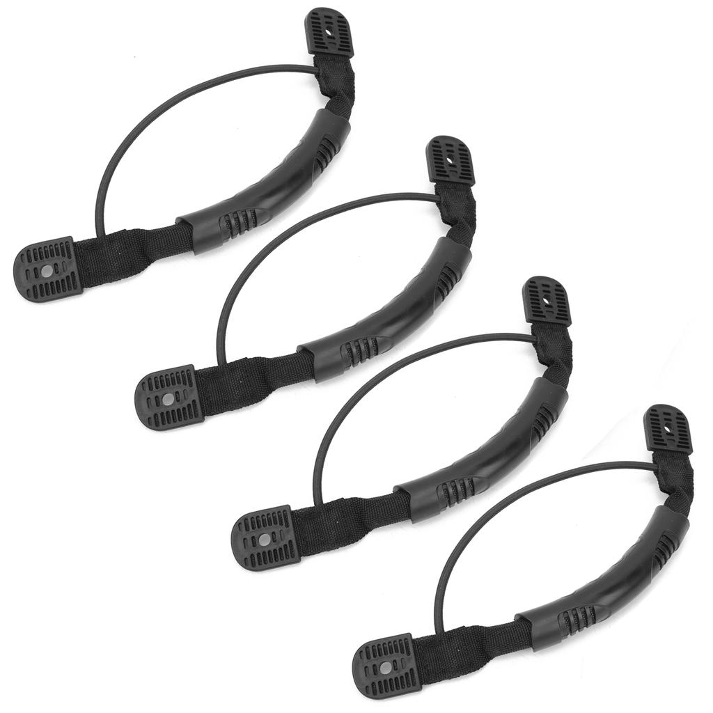 Canoeing Plastic Nylon Webbing Handle with Screw Fixed Button Set for Canoe Dugout