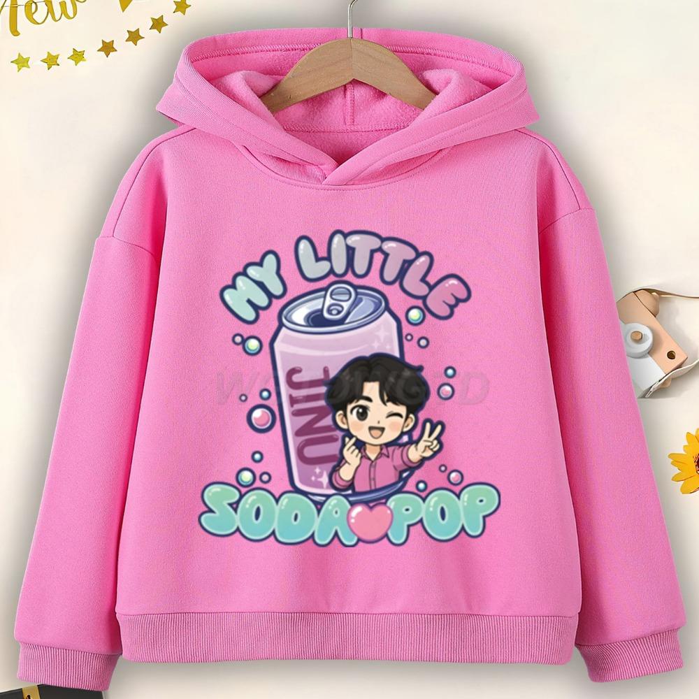 KPop Demon Hunters Soda Pop Graphic Hoodie 2025 Movie Fashion Casual Sweatshirt Girls Boys Harajuku Pullover Tops Kids Clothes