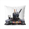 Movie CChappie Pillow Case For Car Sofa Decorative Home Doublesided Print Plush Square Throw Pillow Cushion Cover
