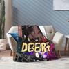 GUOYU Blanket DOORS Horron Game Throw Blanket for Couch  Soft Fuzzy Plush Blanket 50x60 Inches Multisize Bedspread for All Seasons