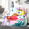 1Pc Colorful Friends Group Blanket Soft Throw Blanket For Home Bedroom Bed Sofa Travel Office Solid Christmas Blanket
