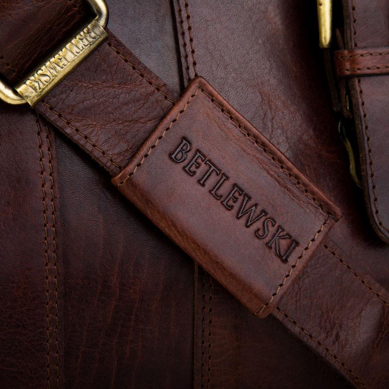 TBS-315 BROWN VINTAGE men' bag + CERTIFICATE
