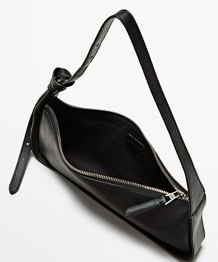 Massimo Dutti Leather Mini Shoulder Bag