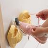 Wall Mounted Shower Foot Rest Non Perforated Storage Shoe Brush Rack  for Home Hotel Bath Supplies