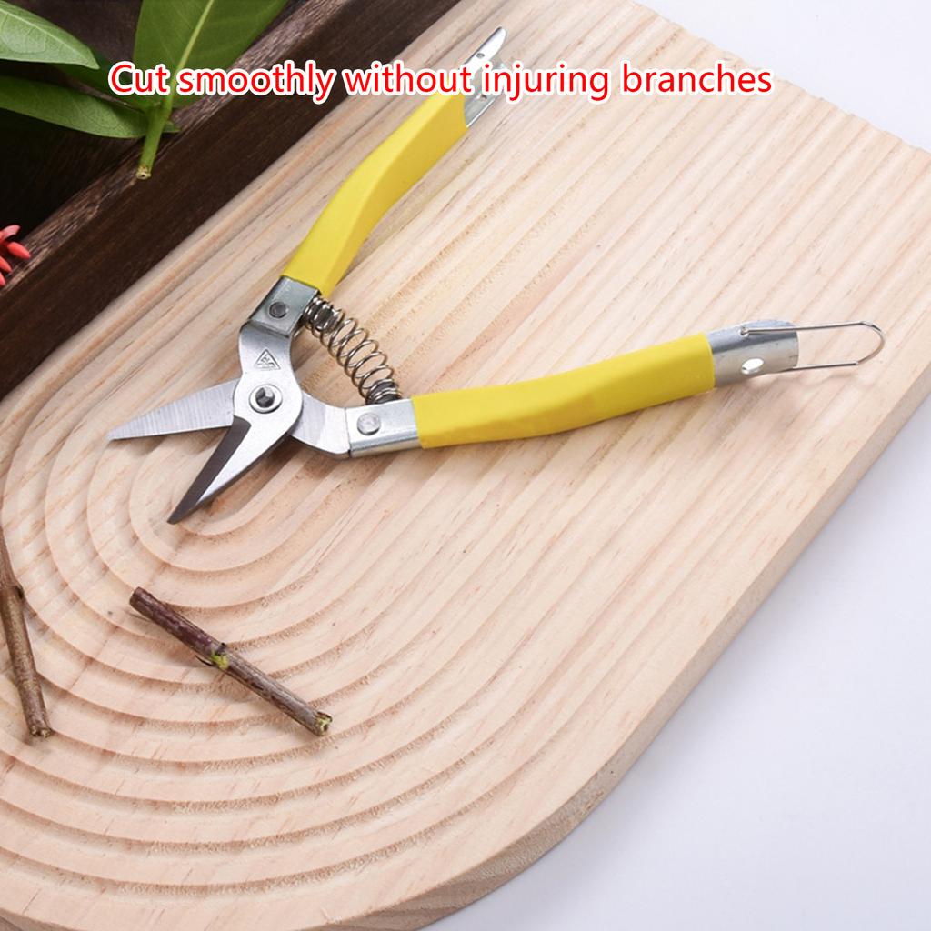 Stainless Steel Multifunctional Pruning Shears Fruit Flower Branch Shears Straight Elbow Garden Gardening Scissors