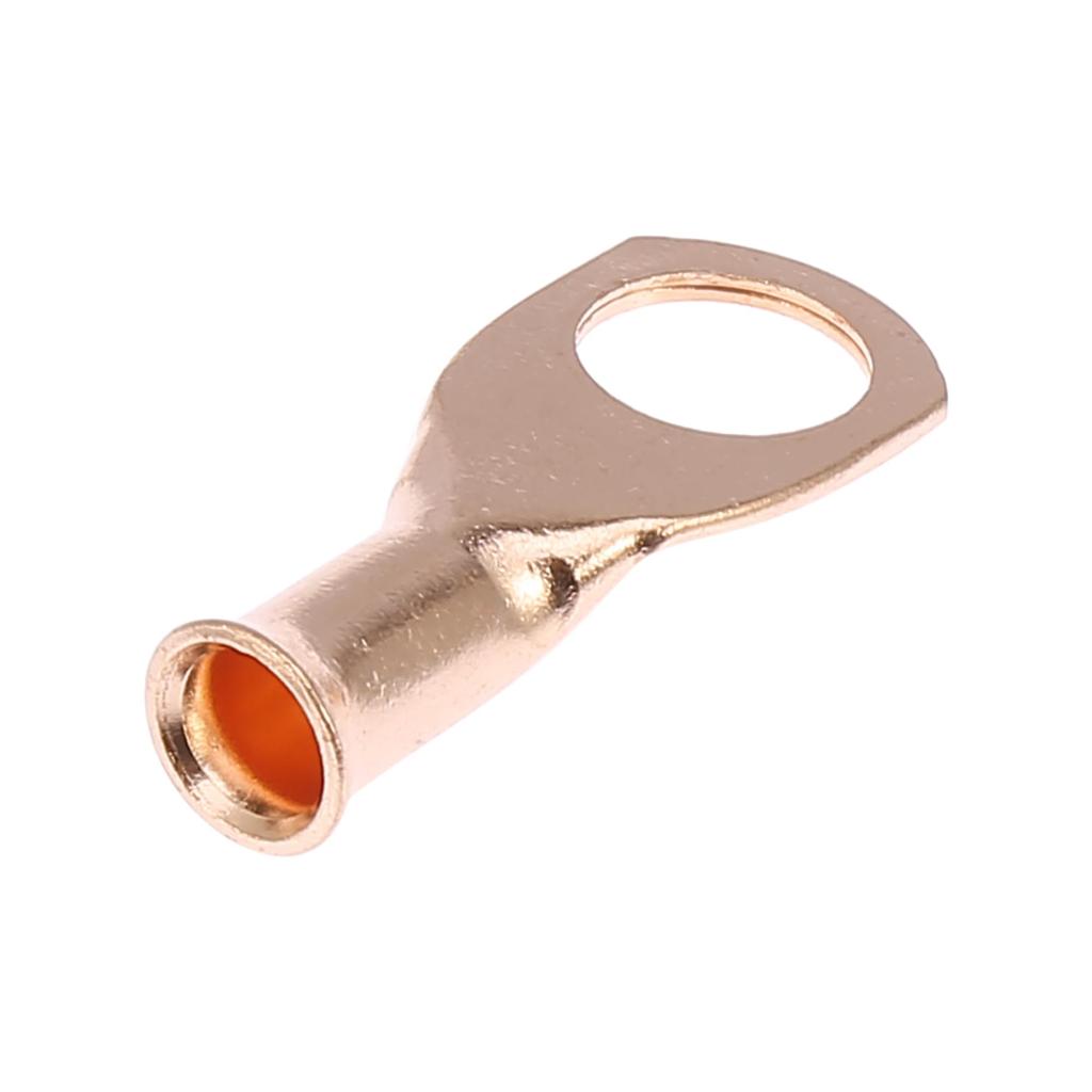 X AUTOHAUX Автомобильный кабельный наконечник трубчатый кольцевой клеммный обжимной соединитель медный 10 шт. 8 AWG-3/8