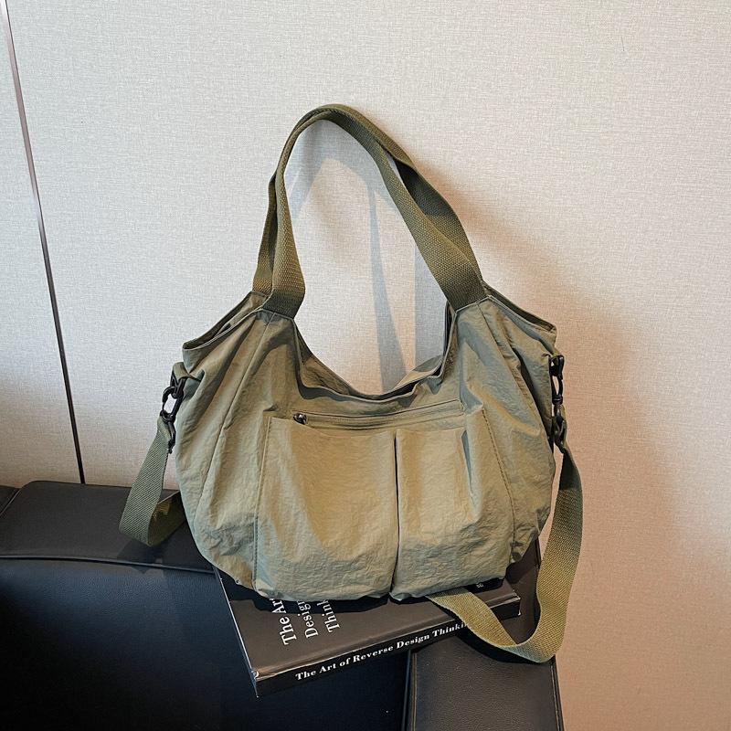 Вместительная тканевая сумка, женская новая сумка-тоут на одно плечо, модная и легкая сумка-тоут, повседневная сумка-мессенджер