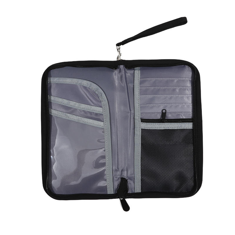 Модный портативный кошелек для карт большой вместимости, ручная дорожная сумка на молнии, оптовая сумка для посадочного талона/паспорта, многофункциональная маленькая сумка для кредитных карт