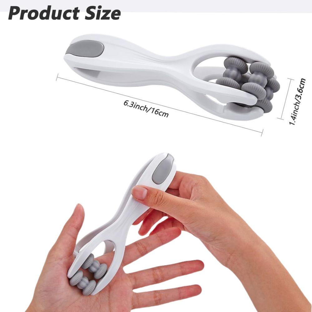 Акупрессурный ролик, массажер для пальцев, двухрядный ролик, ручной массажер, снимает усталость пальцев