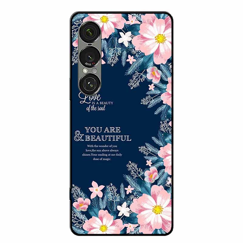 Для Sony Xperia 1 VII / 1 VI / 1 V Чехлы Модный Защитный Силиконовый Задний Чехол Для Xperia 1 VII Задняя Крышка Телефона Capa Xperia 1V Funda