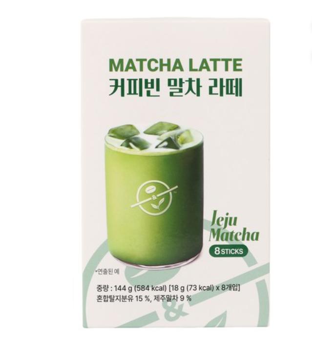 Кофейные зерна Матча Латте Палочки 8 Палочек – Насыщенная Смесь для Латте из Зеленого Чая