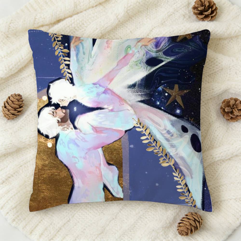 VViktor Jayce jayvik Doublesided Printed Square Decorative Cushion Cover for Sofa Living Room Home Decor
