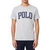 Polo Ralph Lauren Logo Letter Print Crew Neck Short Sleeve T Shirt Men Tops Gray 710858957-003