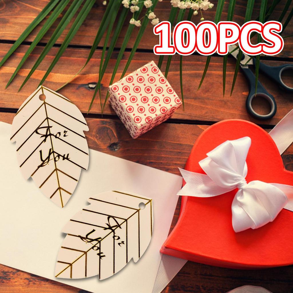 100 штук подарочных бирок для бумажных креативных подвесных сувениров для детского шоу