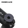 Bicycle Bowl Cover Carbon Fiber Headset Stem Top Cap Mountain Road Bike Superlight Fork Tube Headset Cap Bolt Cycling Parts