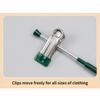 Зажимы для брюк для домашнего использования, нескользящая бесшовная подвесная вешалка для брюк из нержавеющей стали с пластиковым покрытием, зажим для юбки, вешалка для сушки нижнего белья