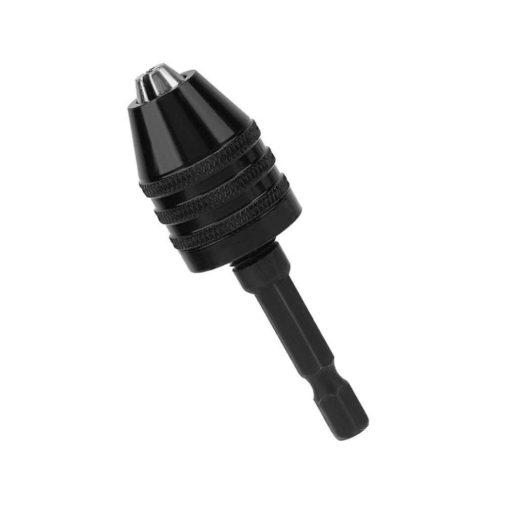 2PCS 1/4 Inch Hex Shank Keyless Drill Chuck Adapter