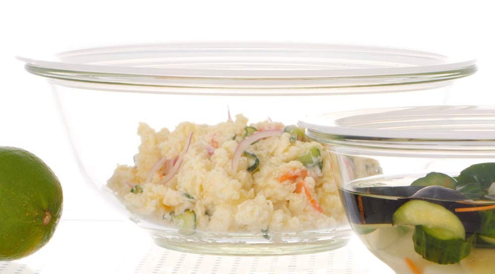 Iwaki Heat Resistant Glass Range Cover Bowl for 2.5L KB325F-CL