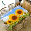 Sunflower Flower Pattern Tablecloth Home Living Room Dining Table Coffee Table Anti -Fouling Tablecloth Outdoor Picnic Cloth