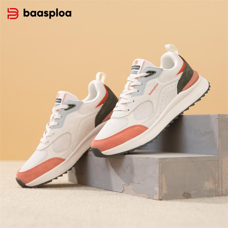 BAASPLOA Женская повседневная спортивная обувь с сетчатой поверхностью, дышащая, нескользящая, удобная брендовая женская обувь для бега на открытом воздухе, повседневная спортивная женская обувь