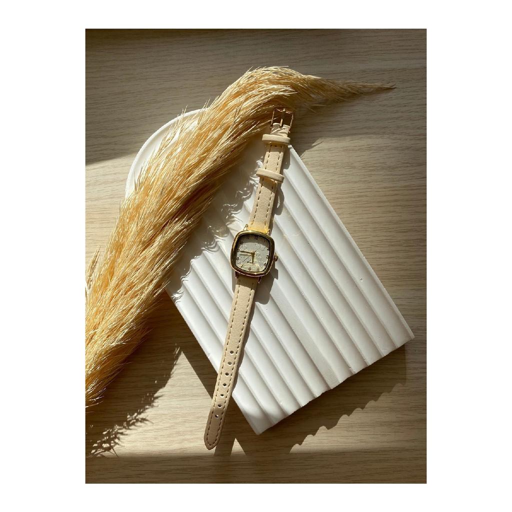 Винтажные женские наручные часы Bs Stilll с кварцевым кожаным ремешком в стиле ретро, ​​1 шт.