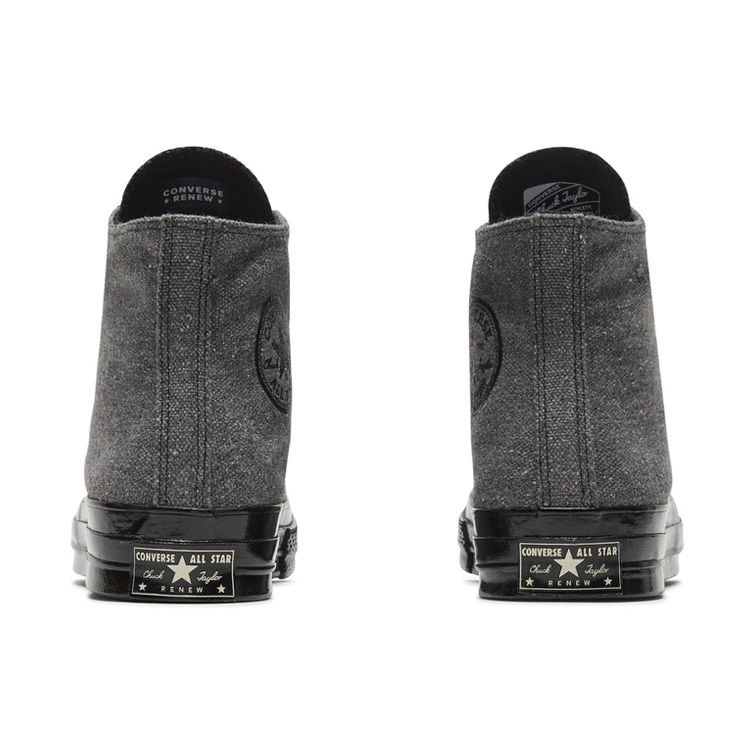 Converse Chuck 70 Удобные Модные Высокие Кеды из Канваса Унисекс Кроссовки Черные Серые 167106C