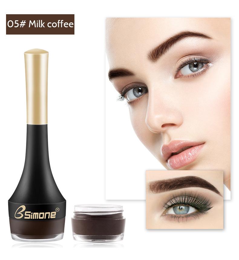 Гламурный долговечный крем для бровей, водостойкий, устойчивый к поту, держащий макияж, натуральный легкий цвет, дикая паста для бровей