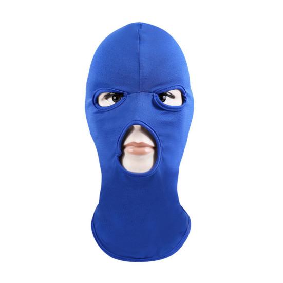 Унисекс полный шлем для верховой езды дышащий эластичный открытый рот показать глаза лицо капюшон взрослый косплей костюм