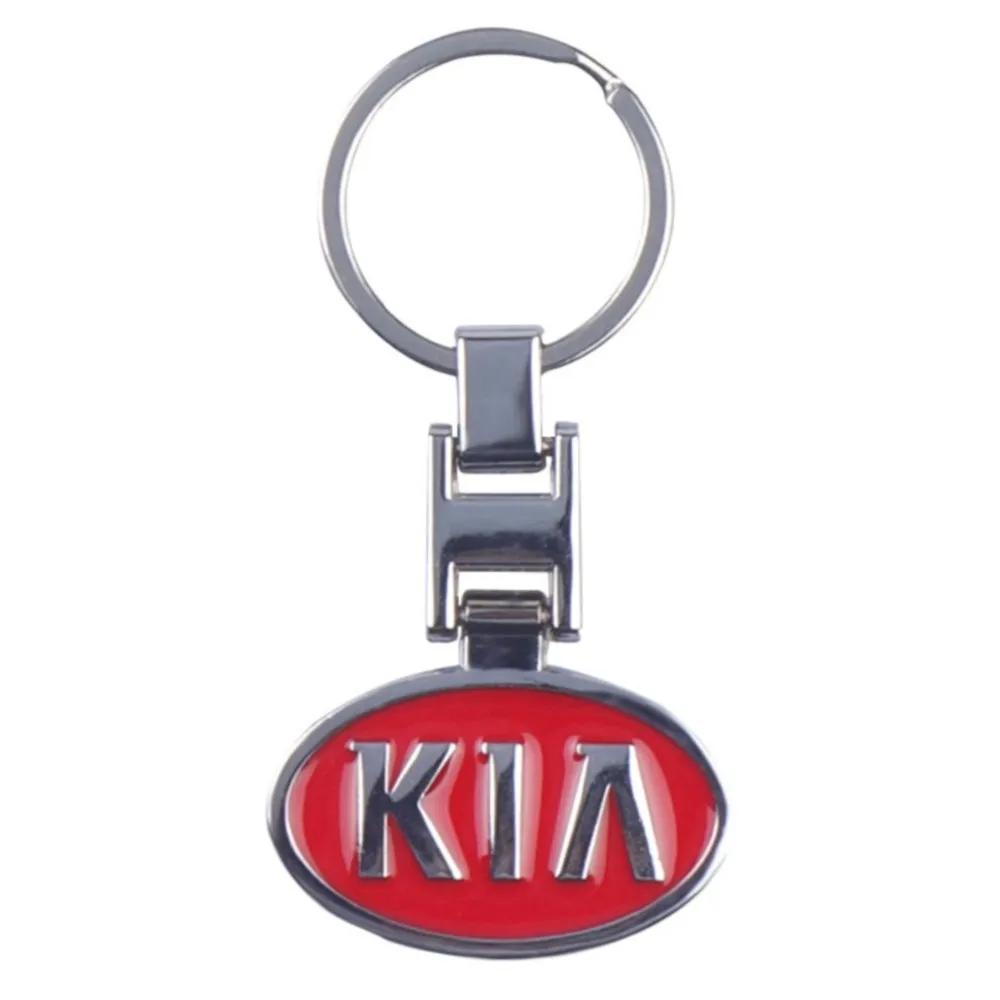 TQCX7 Car Styling Metal Key Ring Key Holder Braided Rope Key Case Accessories For KIA Morning Sorento Rio Stonic Sportage Ceed Optima