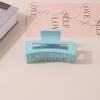 8.5CM x 10.5CM Rectangular Matte PS Hair Clip - Simple Shark Hair Accessory