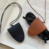 Storage Hanging Rope Eyeglasses Storage Bag Pendant Leather Hanging Neck Pouch Sunglasses Clip