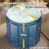 Foldable Adult Folding Bath Bucket Insulated Bathtub Full Body Soaking Bucket Swimming Sitting Bathtub for Infant,Kids Wash