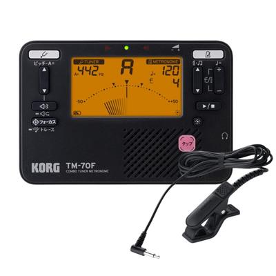 Тюнер Метроном TM-70F BK Черный + Микрофон для тюнера CM-400 Комплект (ТМ-70Ф-БК) (СМ-400БК (черный))